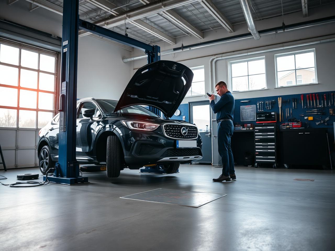 HP-Motors autokorjaamo Helsingissä